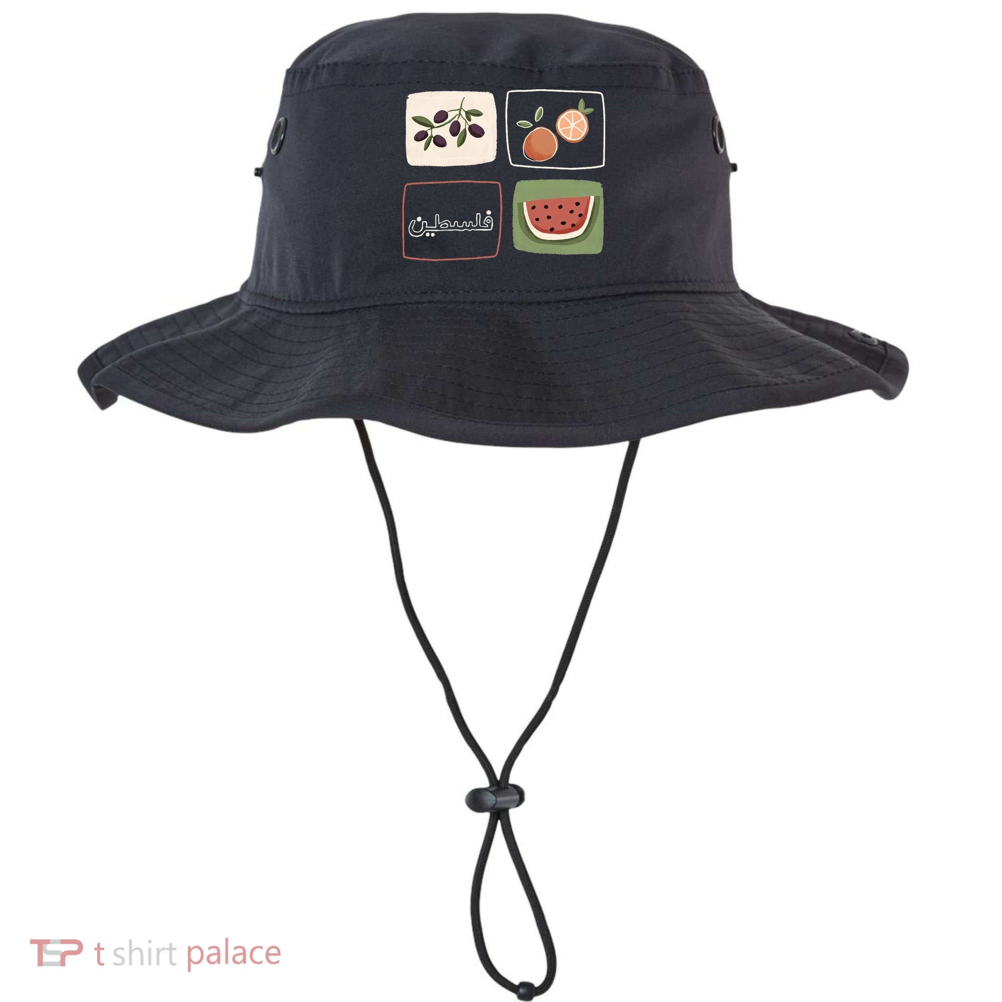 Palestine Olives Watermelon Orange Falasteen Palestinian Bucket Hat