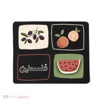 Palestine Olives Watermelon Orange Falasteen Palestinian Mousepad thumb 0