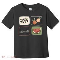 Palestine Olives Watermelon Orange Falasteen Palestinian Toddler T-Shirt thumb 0