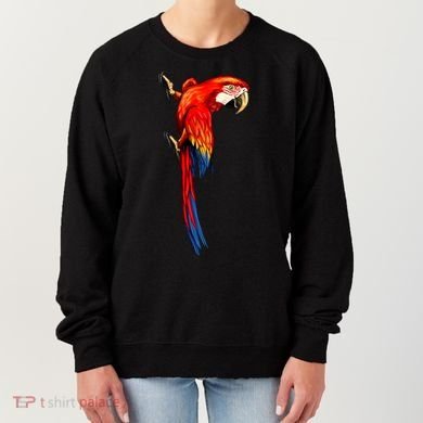 Parrot On Wall Women's Sweatshirt