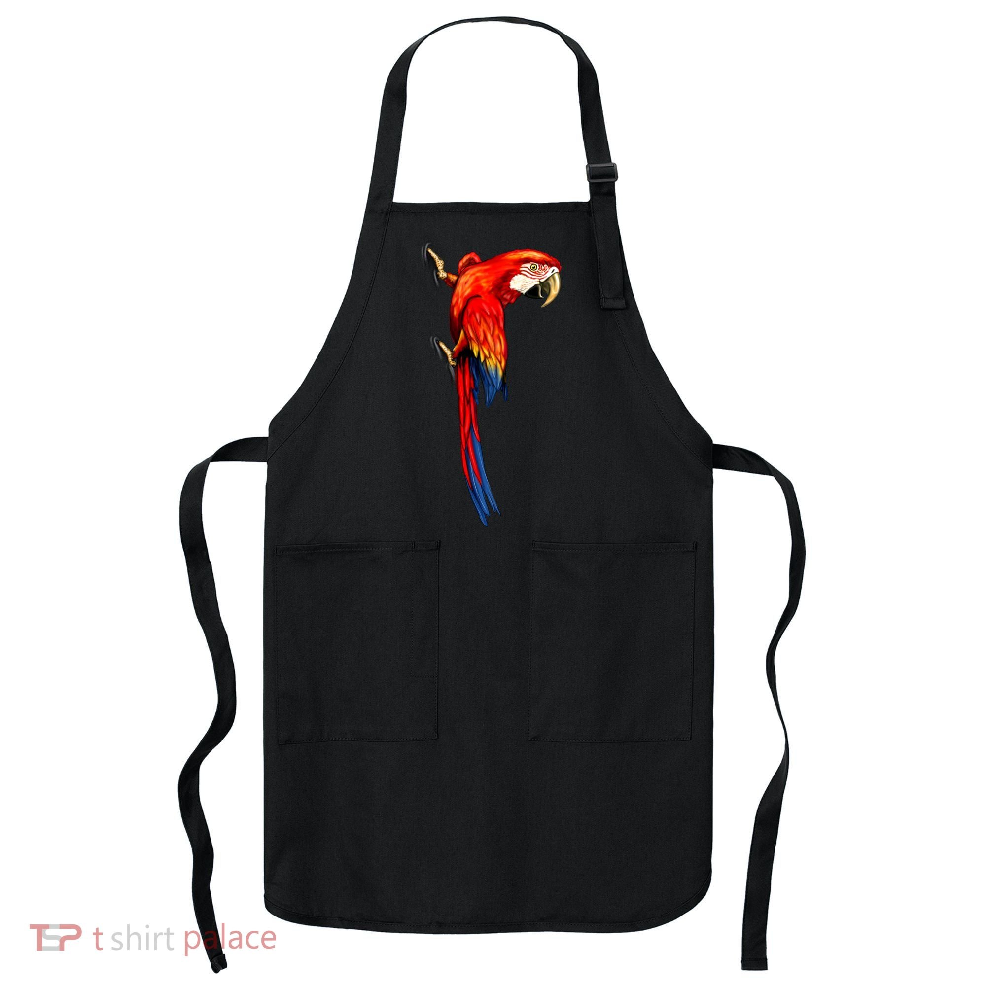 Parrot On Wall Apron