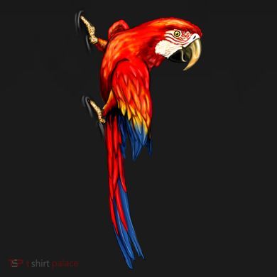 Parrot On Wall Long Sleeve Pajama Set