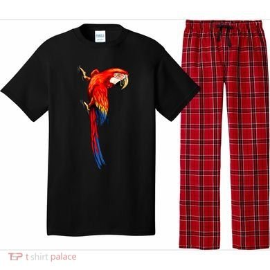 Parrot On Wall Pajama Set