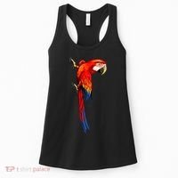 Parrot On Wall Women's Tank Top thumb 0