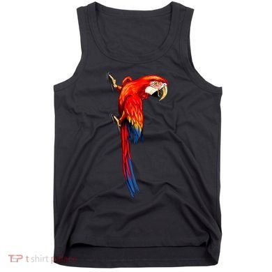 Parrot On Wall Tank Top