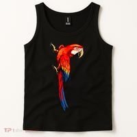 Parrot On Wall Tank Top thumb 2