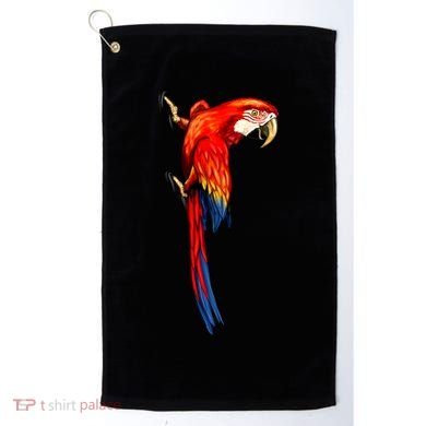 Parrot On Wall Golf Towel