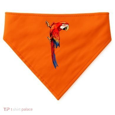 Parrot On Wall USA-Made Doggie Bandana