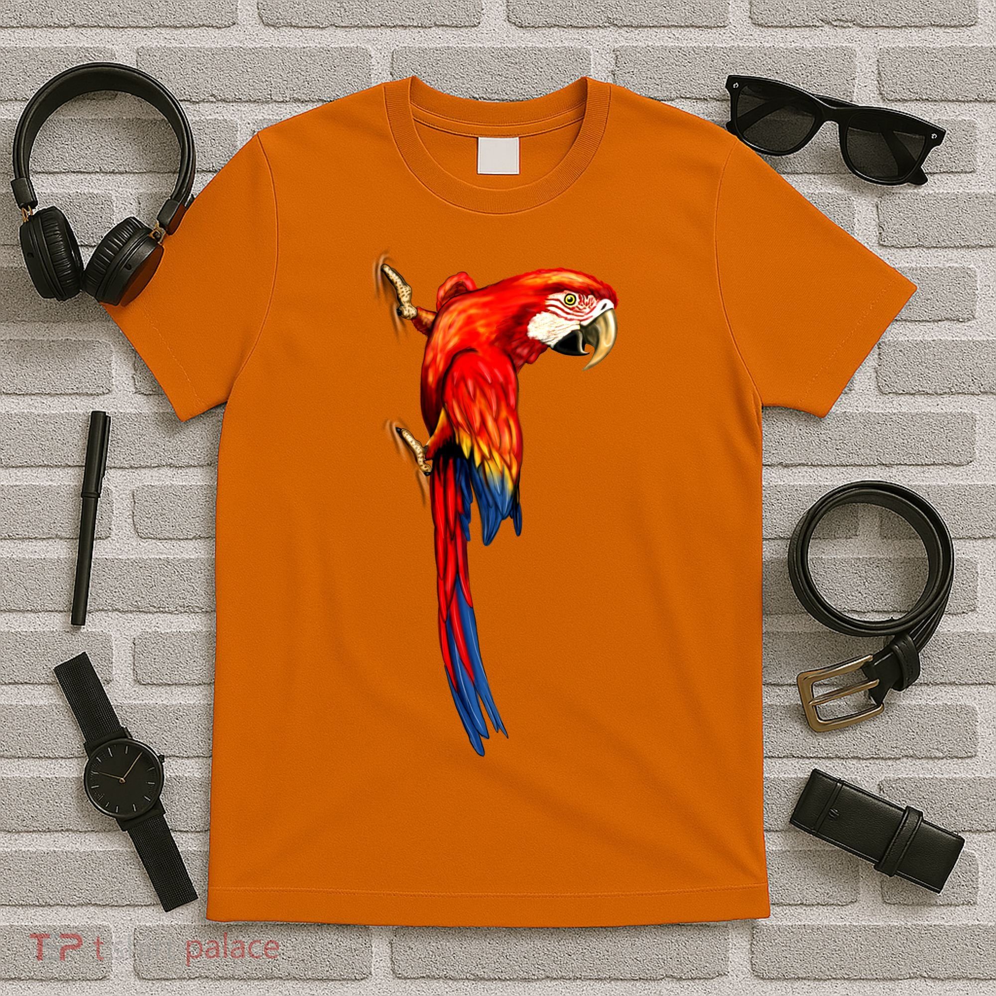 Parrot On Wall T-Shirt