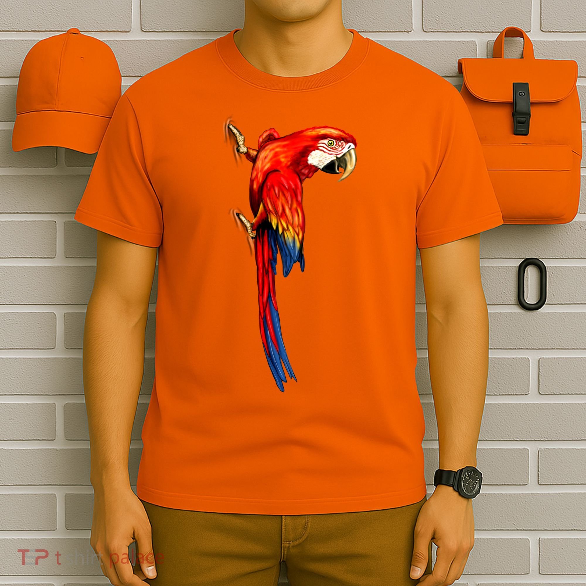 Parrot On Wall T-Shirt