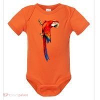 Parrot On Wall Baby Bodysuit thumb 0