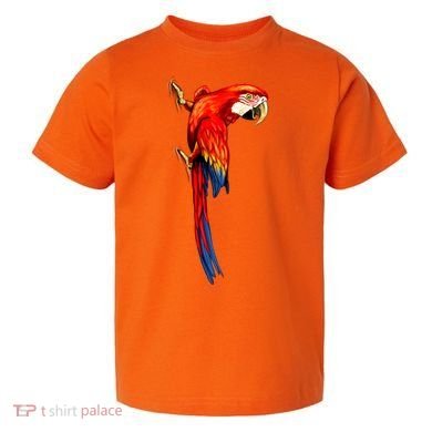Parrot On Wall Toddler T-Shirt