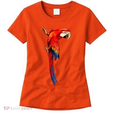 Parrot On Wall Women's T-Shirt