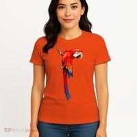 Parrot On Wall Women's T-Shirt thumb 4