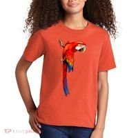 Parrot On Wall Kids T-Shirt thumb 2