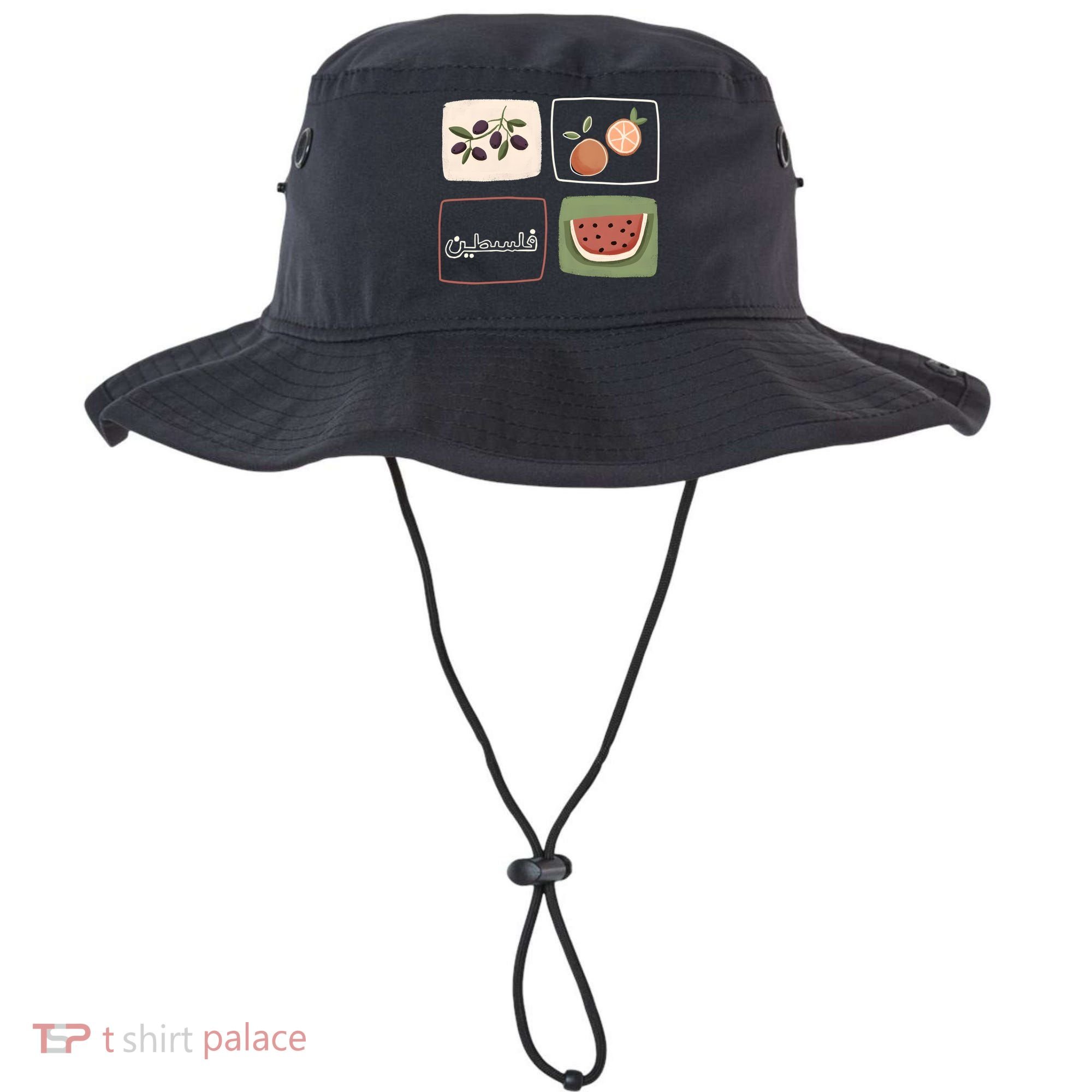Palestine Olives Watermelon Orange Falasteen Palestinian Bucket Hat