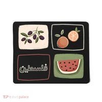 Palestine Olives Watermelon Orange Falasteen Palestinian Mousepad thumb 0