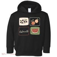 Palestine Olives Watermelon Orange Falasteen Palestinian Toddler Hoodie thumb 0