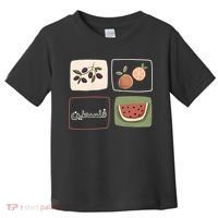 Palestine Olives Watermelon Orange Falasteen Palestinian Toddler T-Shirt thumb 0