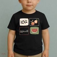 Palestine Olives Watermelon Orange Falasteen Palestinian Toddler T-Shirt thumb 2