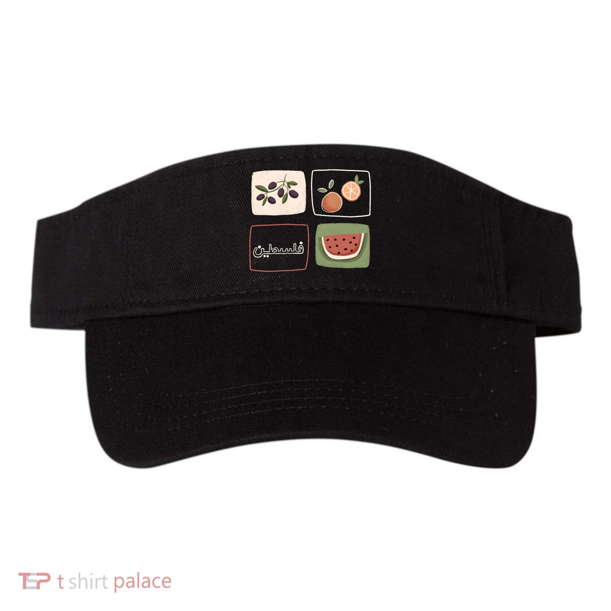 Palestine Olives Watermelon Orange Falasteen Palestinian Visor