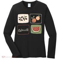 Palestine Olives Watermelon Orange Falasteen Palestinian Women's Long Sleeve Shirt thumb 0