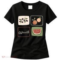 Palestine Olives Watermelon Orange Falasteen Palestinian Women's T-Shirt thumb 0
