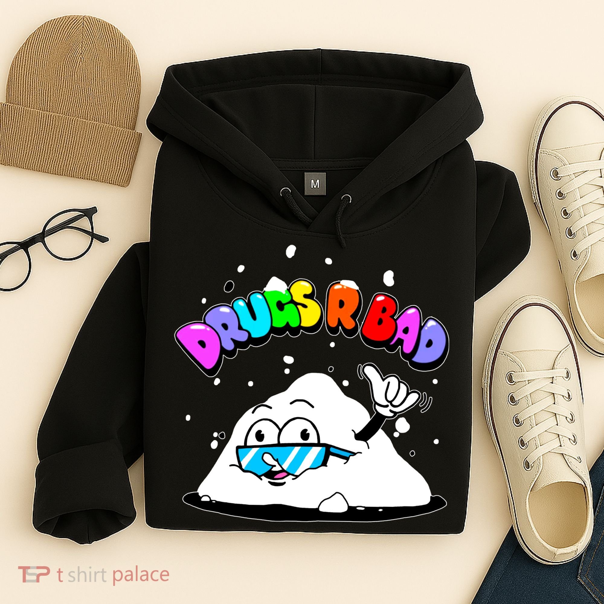 Powder Aint Cool Drugs Are Bad Hoodie
