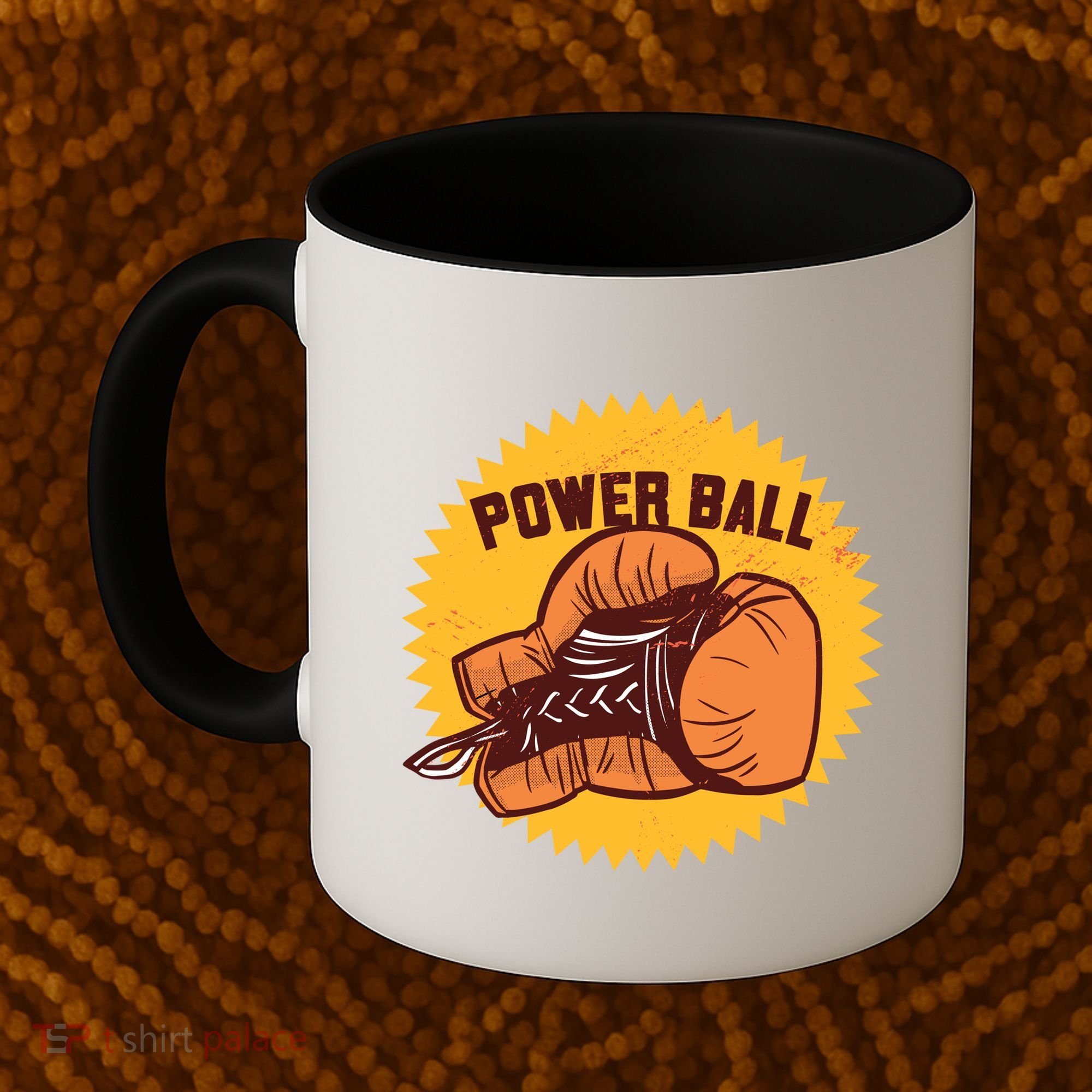 Power Ball Boxing Glove Coffee Mug