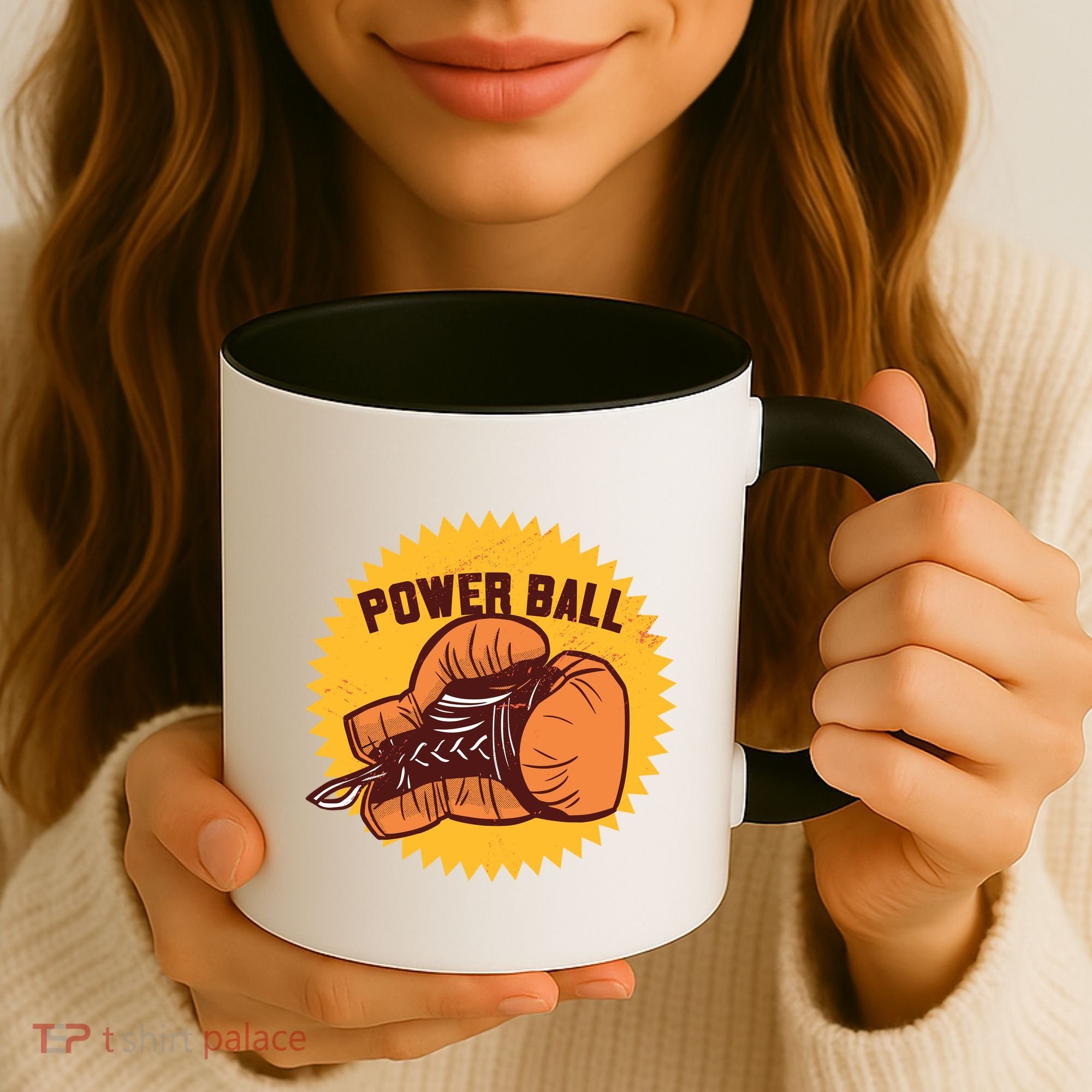 Power Ball Boxing Glove Coffee Mug