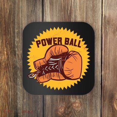 Power Ball Boxing Glove Coaster