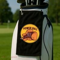 Power Ball Boxing Glove Golf Towel thumb 2