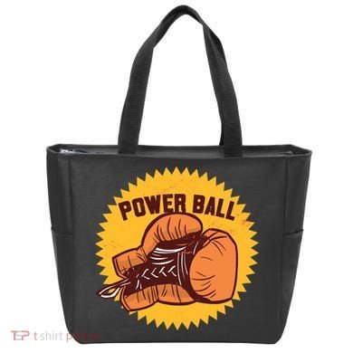 Power Ball Boxing Glove Tote Bag
