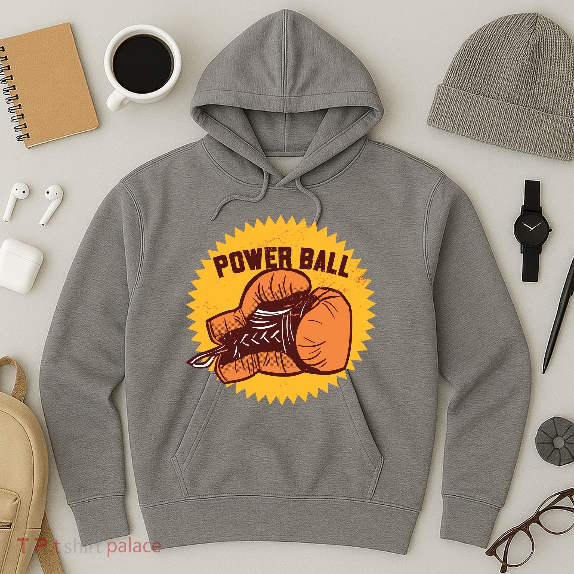 Power Ball Boxing Glove Hoodie