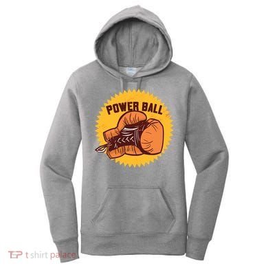 Power Ball Boxing Glove Women's Hoodie