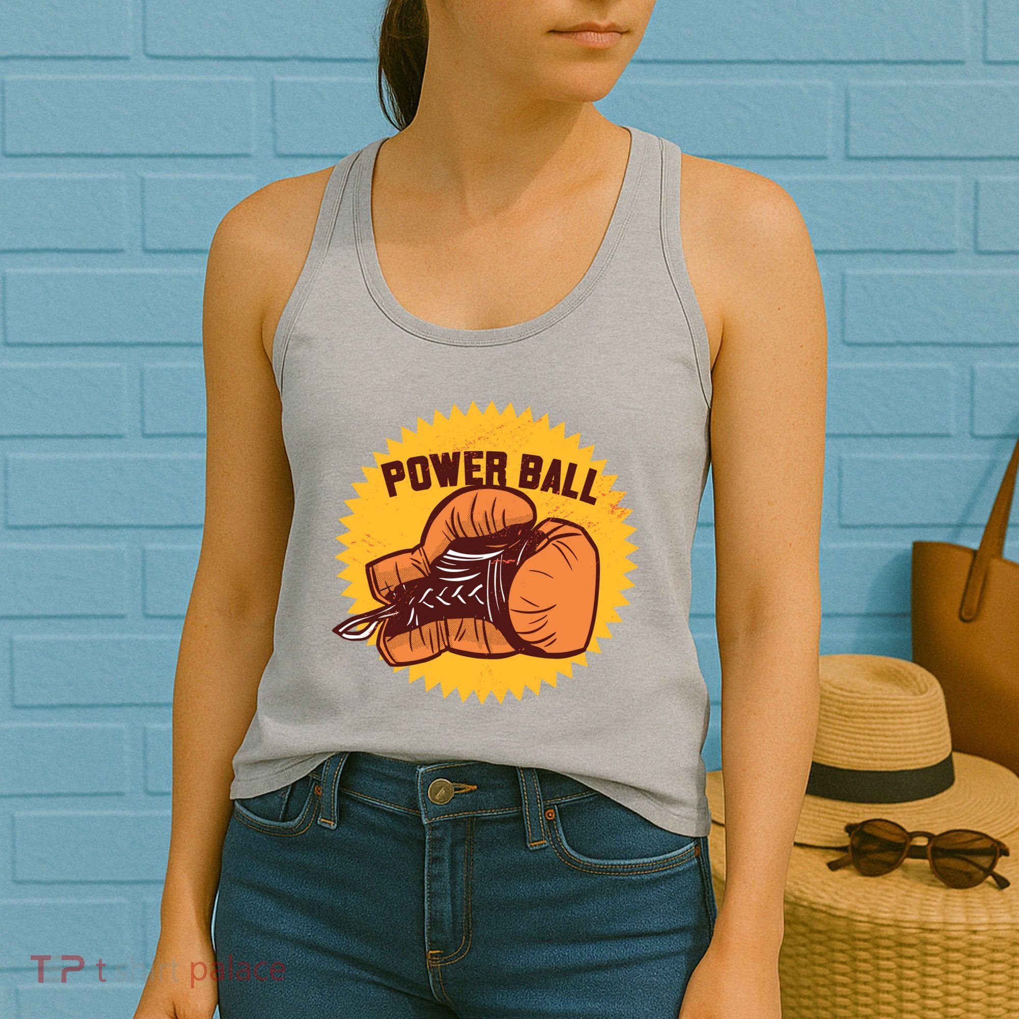 Power Ball Boxing Glove Women's Tank Top