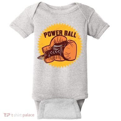 Power Ball Boxing Glove Baby Bodysuit