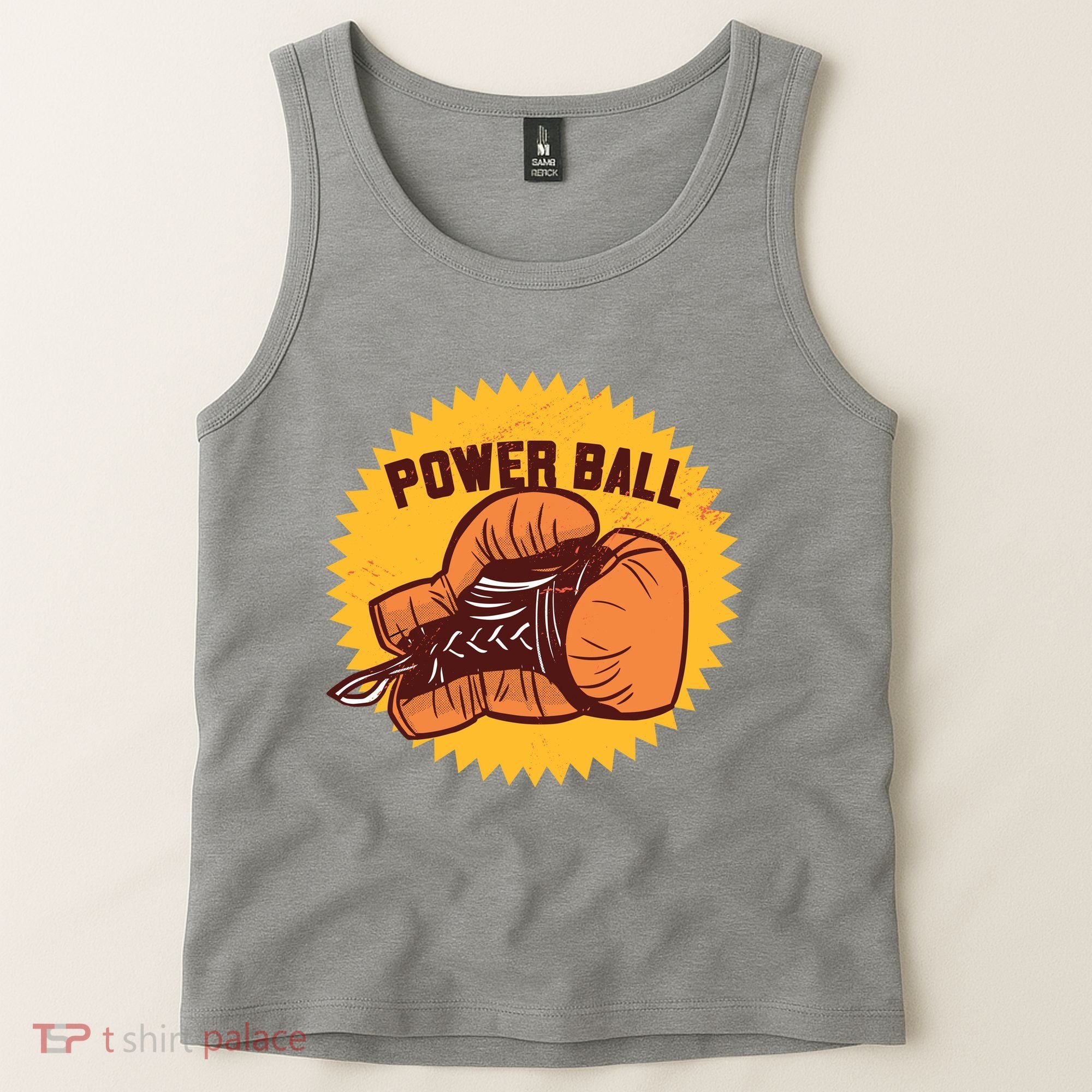 Power Ball Boxing Glove Tank Top