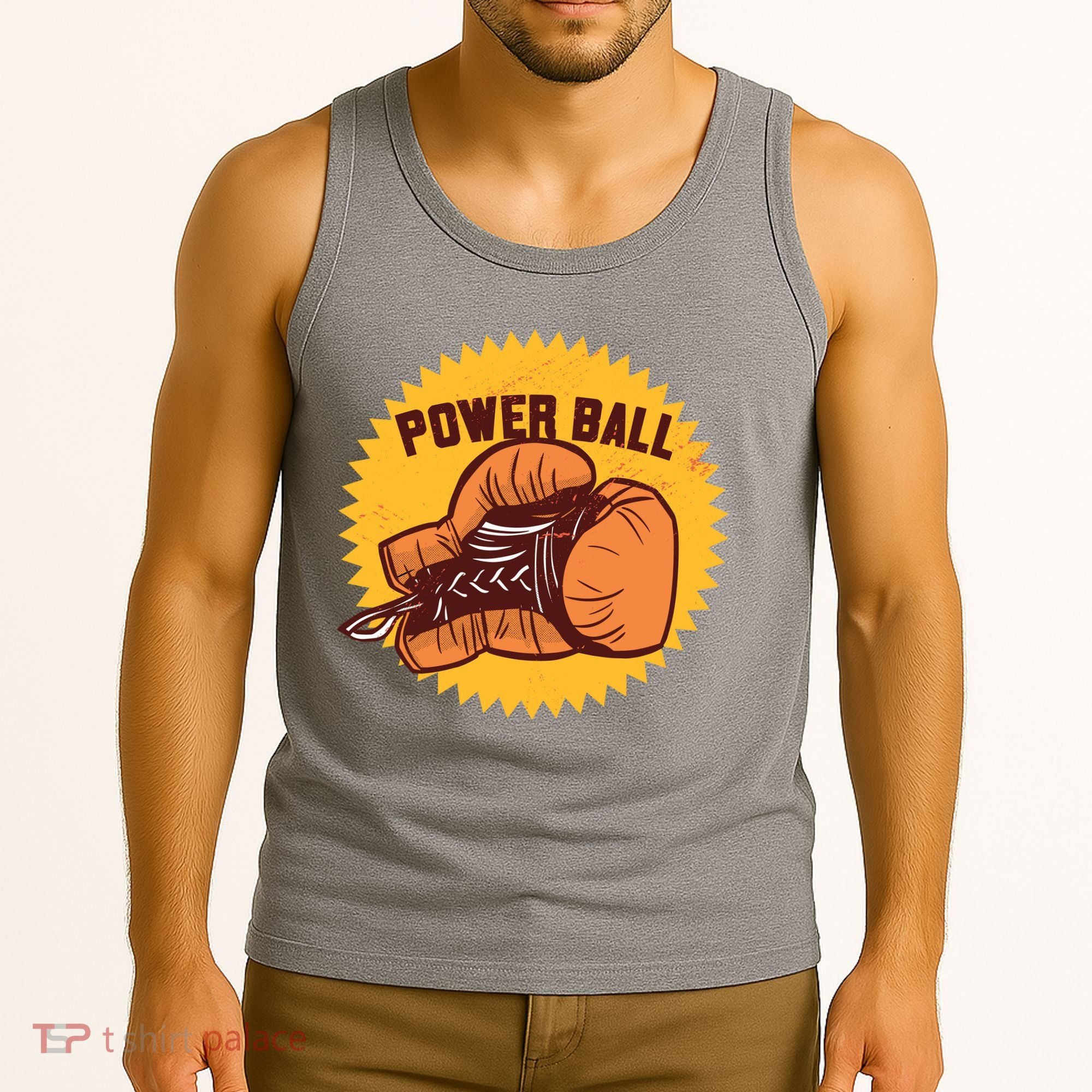 Power Ball Boxing Glove Tank Top