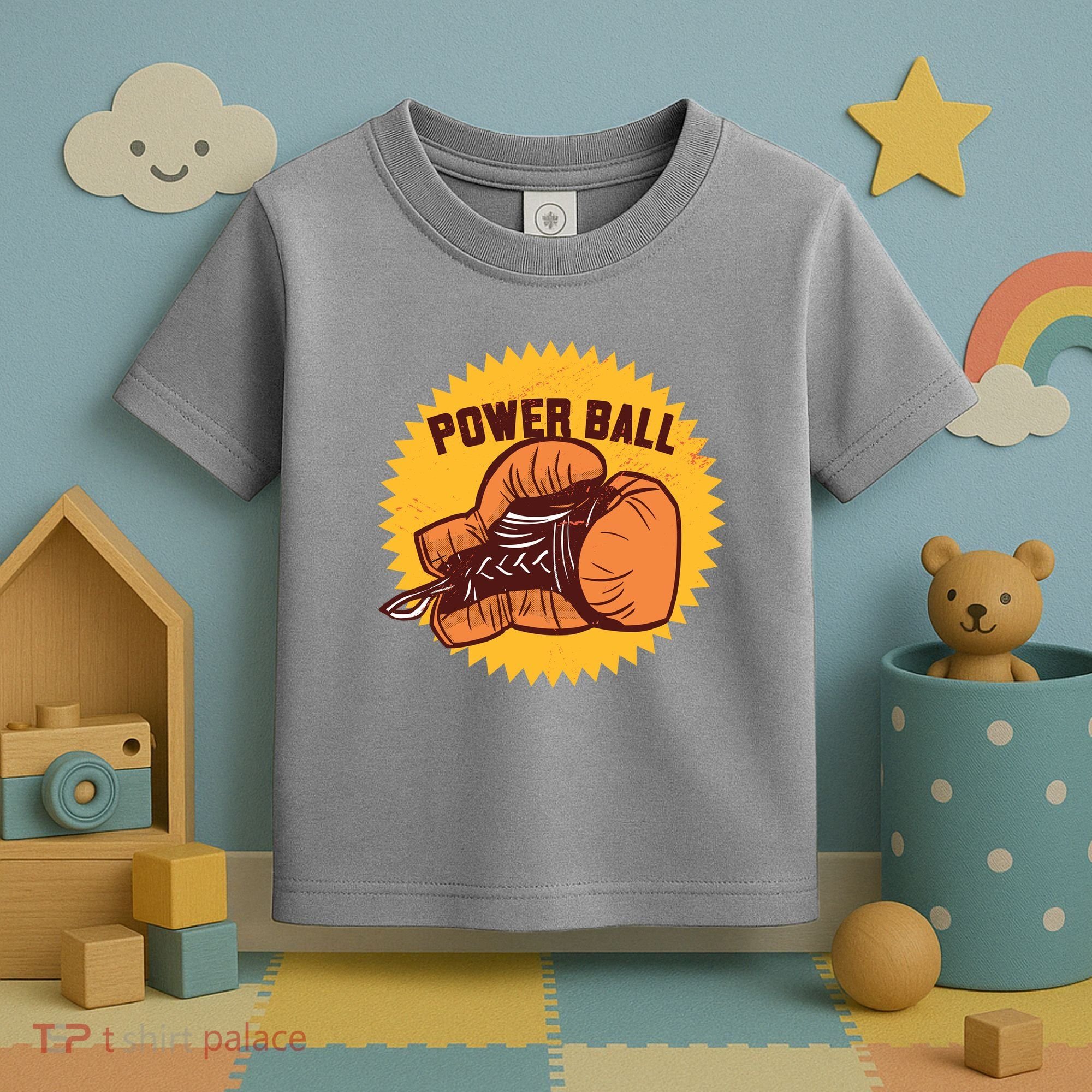 Power Ball Boxing Glove Toddler T-Shirt