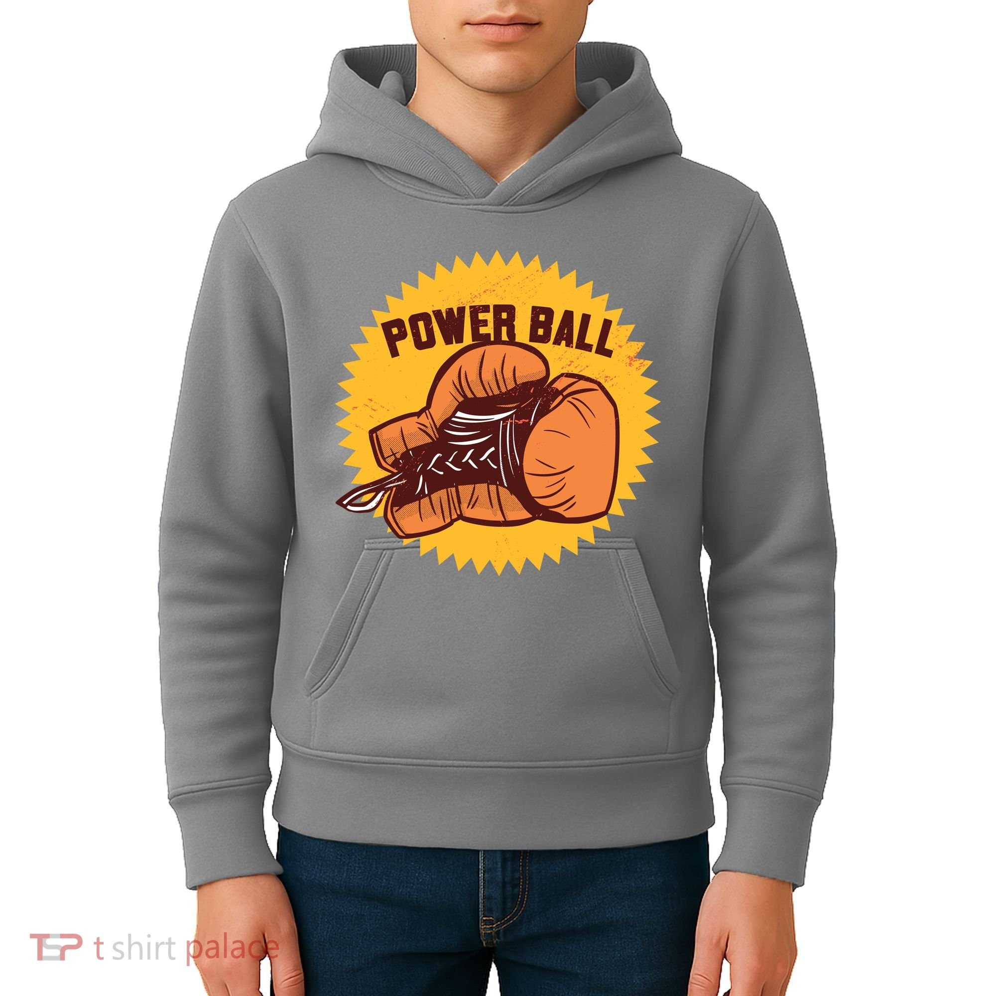 Power Ball Boxing Glove Kids Hoodie