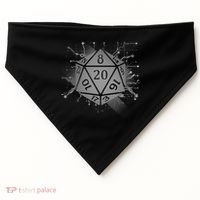 Power D20 Graphic USA-Made Doggie Bandana thumb 0