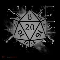 Power D20 Graphic USA-Made Doggie Bandana thumb 2