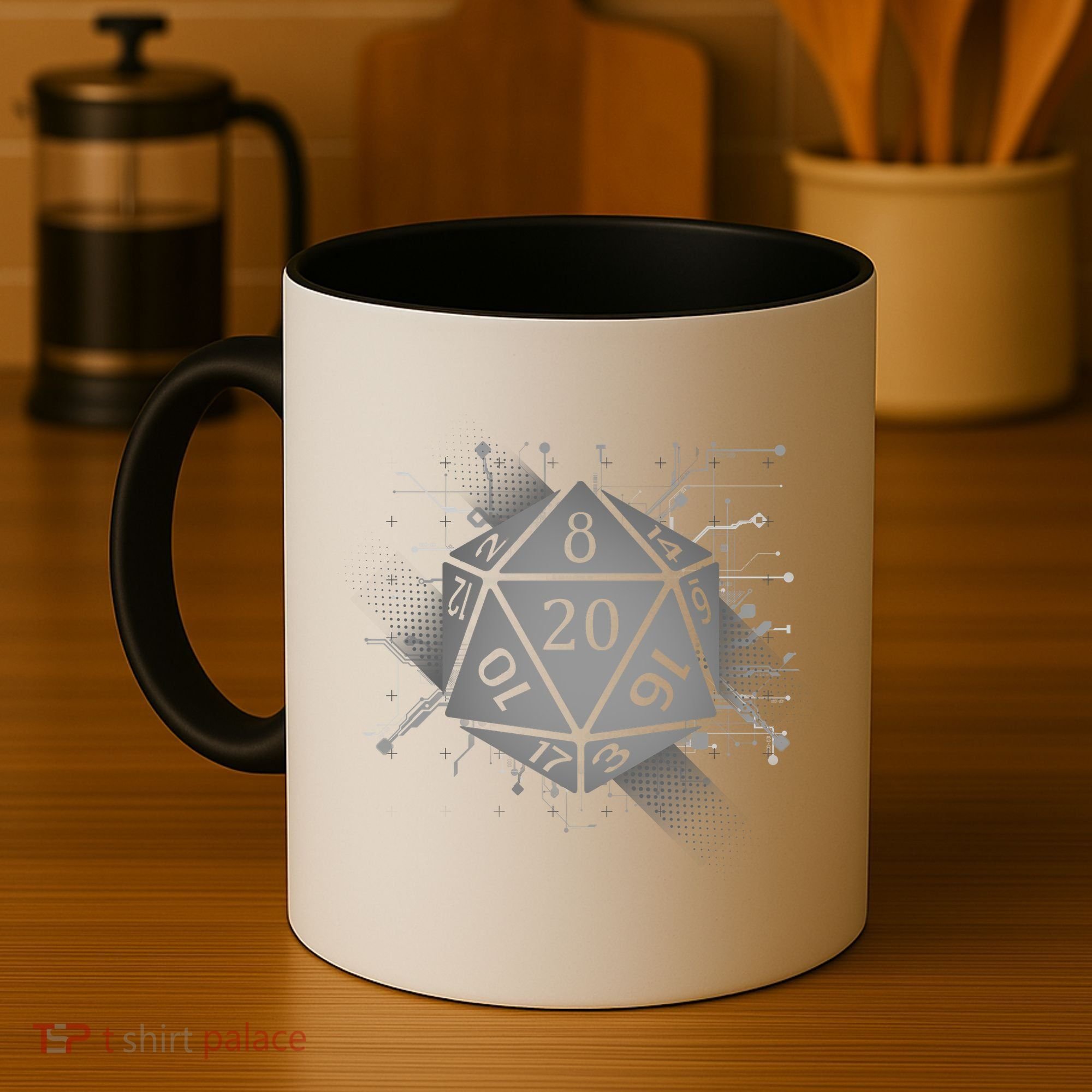 Power D20 Graphic Coffee Mug