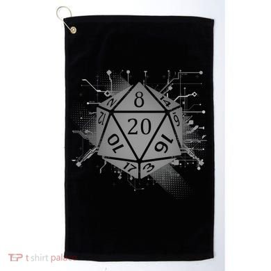 Power D20 Graphic Golf Towel