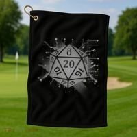 Power D20 Graphic Golf Towel thumb 1
