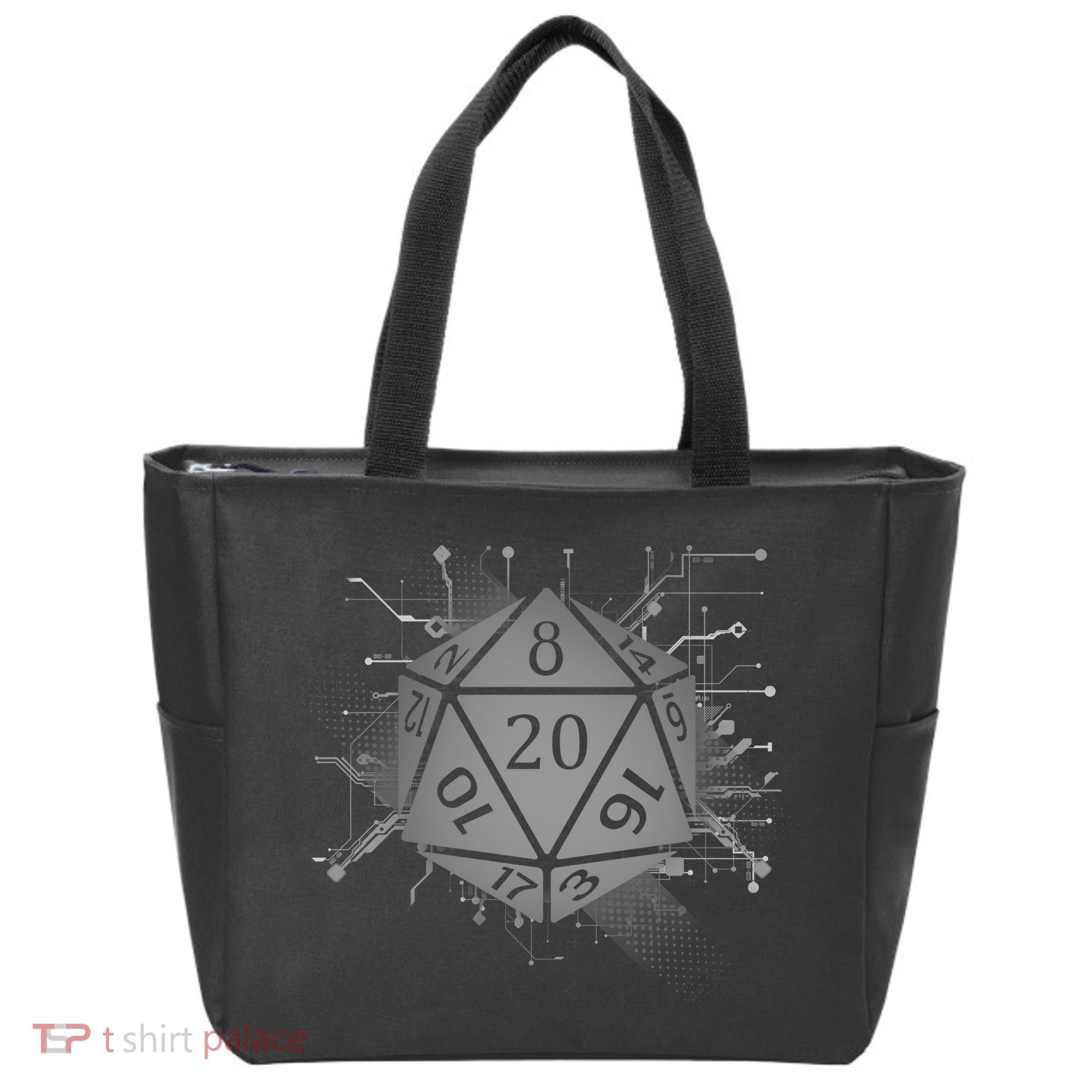 Power D20 Graphic Tote Bag