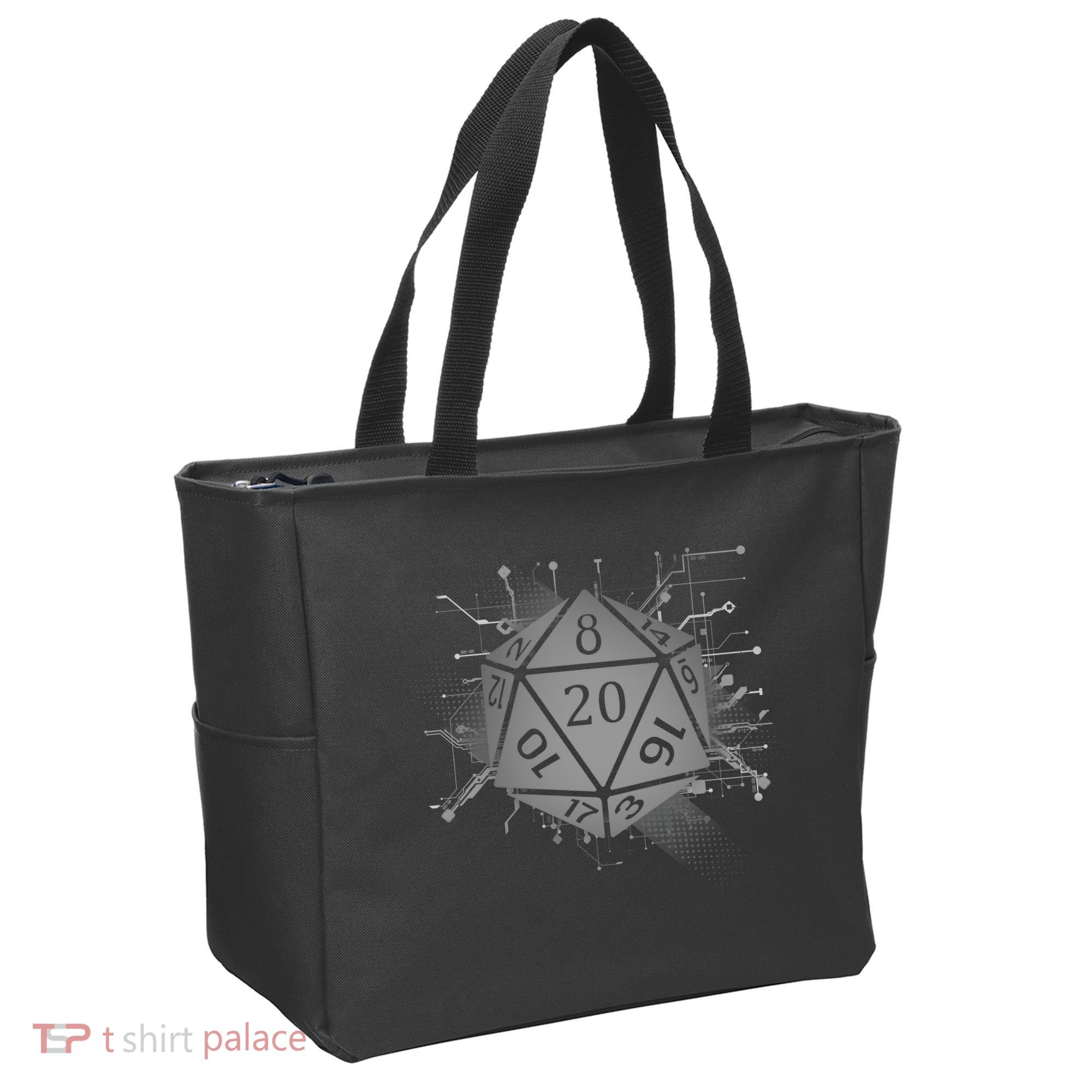 Power D20 Graphic Tote Bag