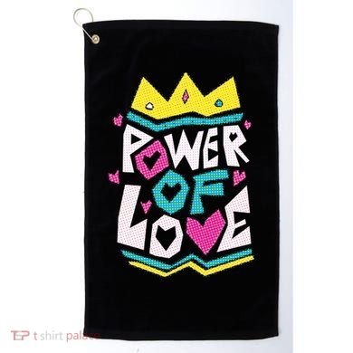 Power Of Love Golf Towel