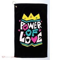 Power Of Love Golf Towel thumb 0